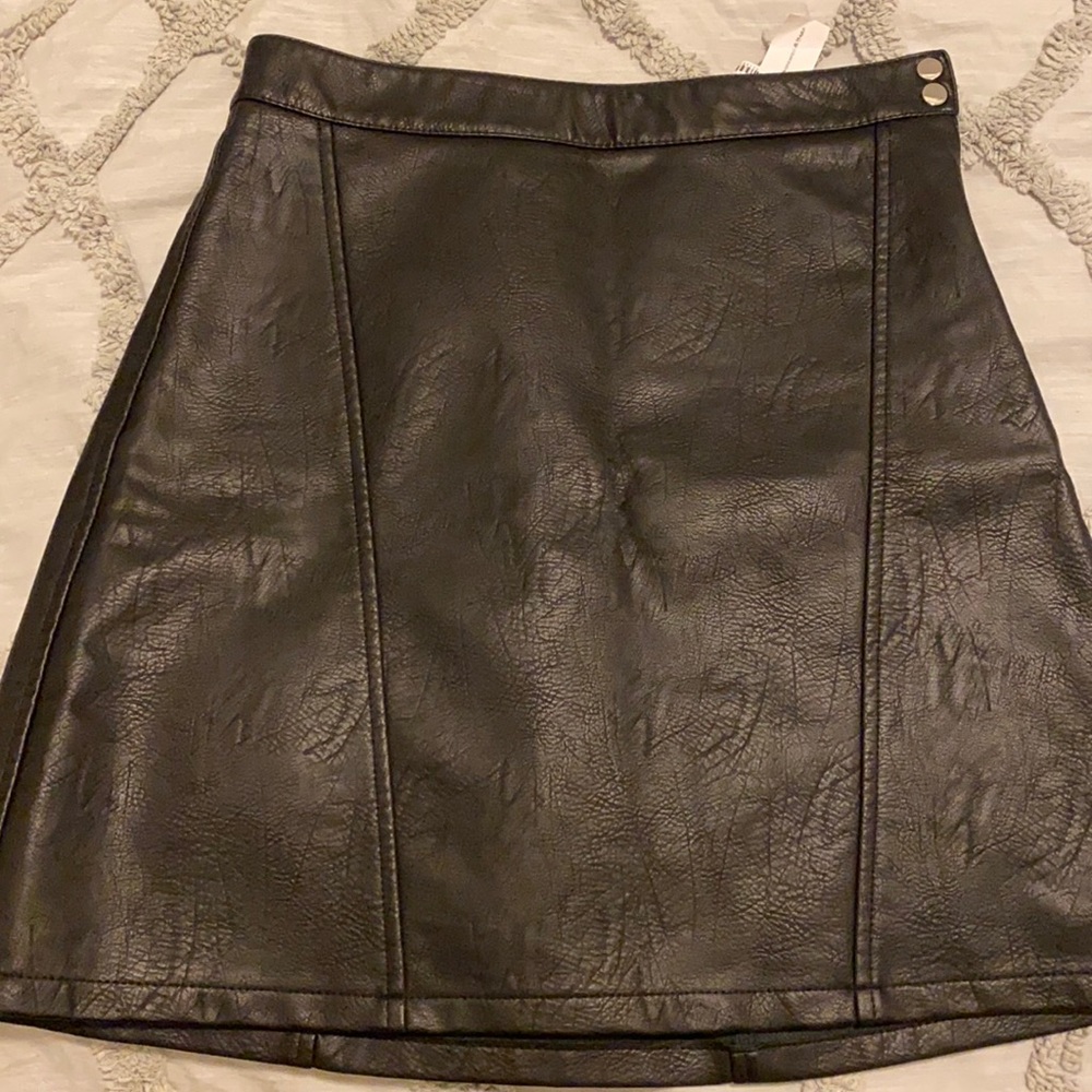 Zara Faux Leather Mini Skirt Size XS
